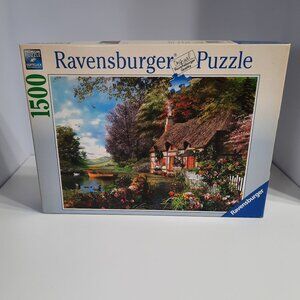 Ravensburger 1500 Piece Puzzle Country Cottage 162024 Sealed Bag Complete